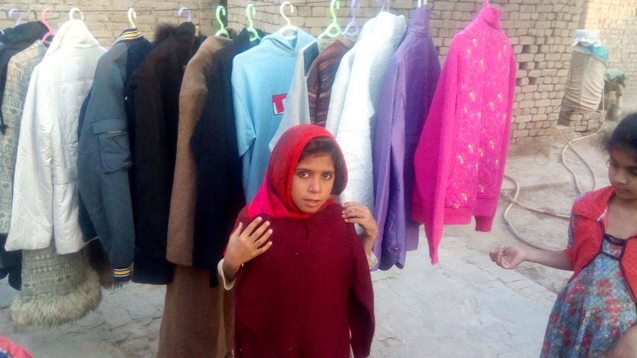 Clothes distribution 3