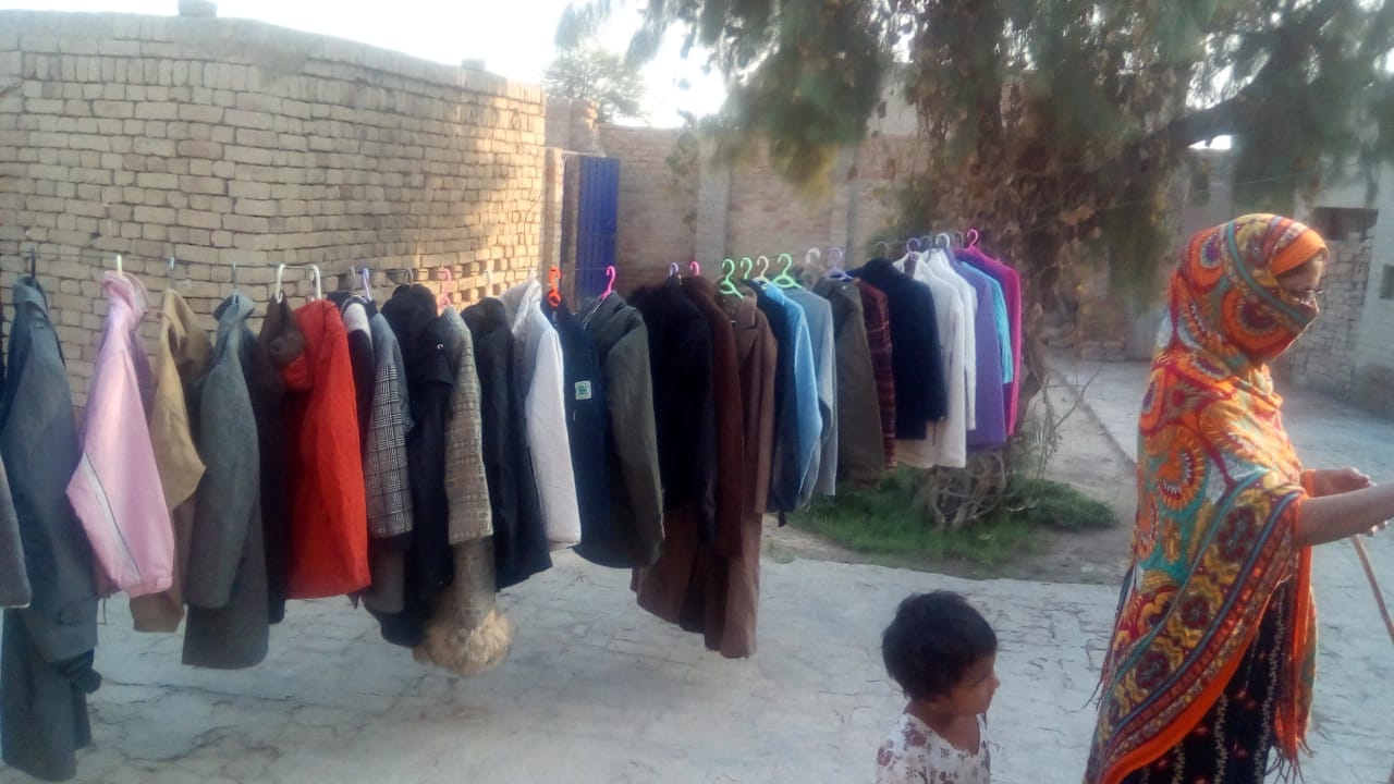 Clothes distribution 8