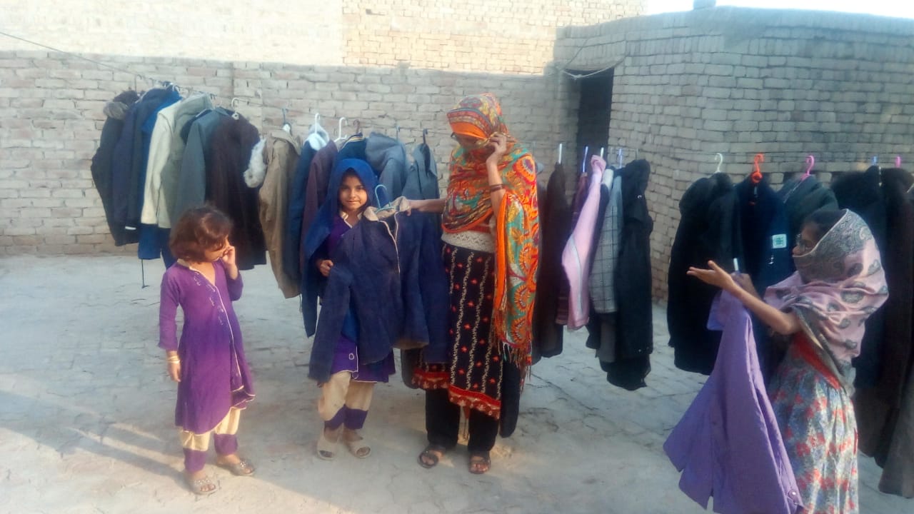Clothes distribution 9