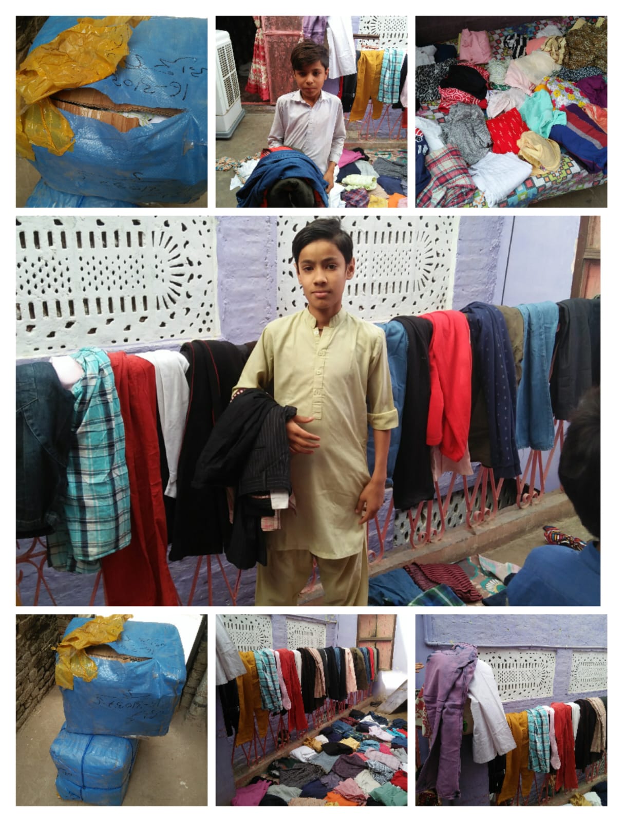 Food and cloth distribution 1