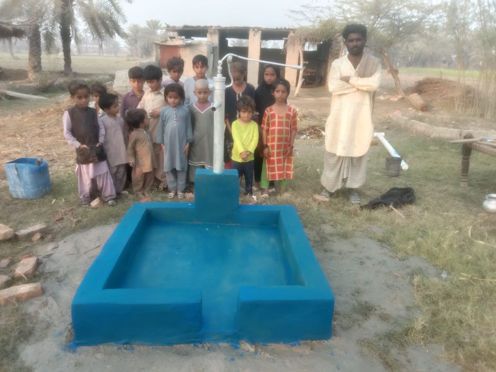 Water pump installation 13