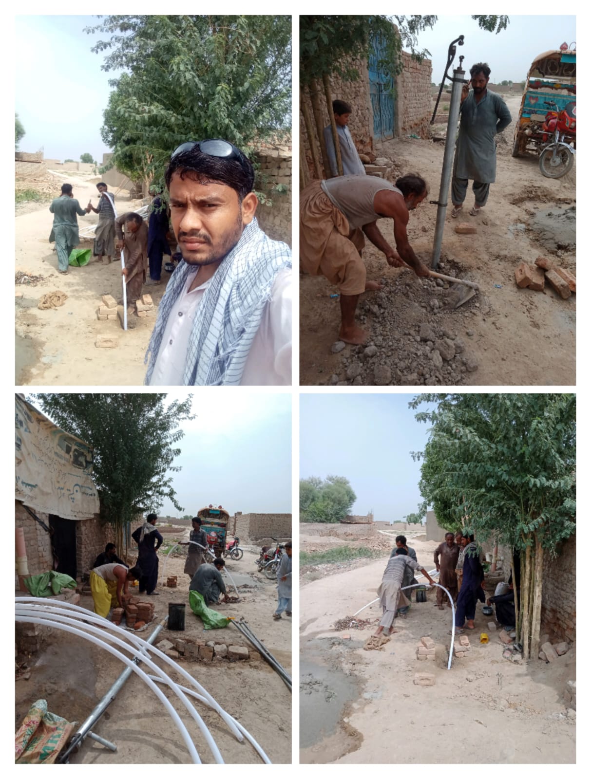 Water pump installation 26