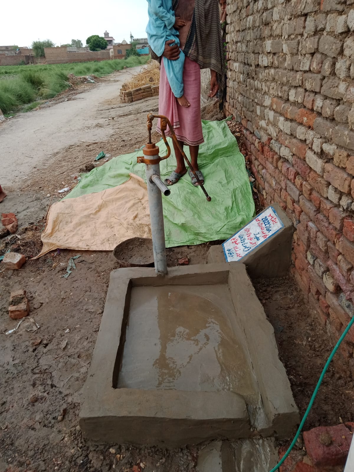 Water pump installation 28