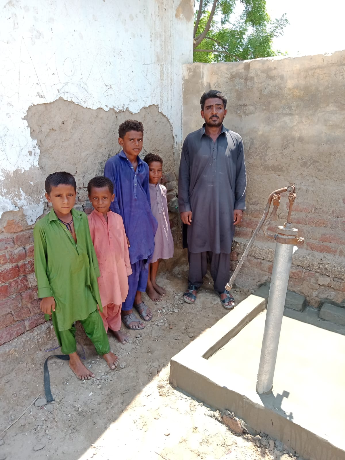 Water pump installation 35