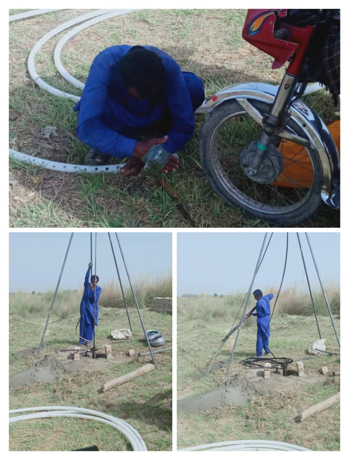 Water pump installation 37