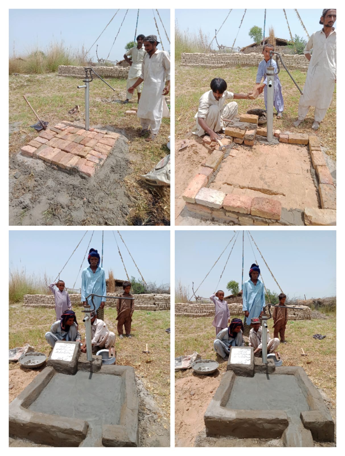 Water pump installation 38
