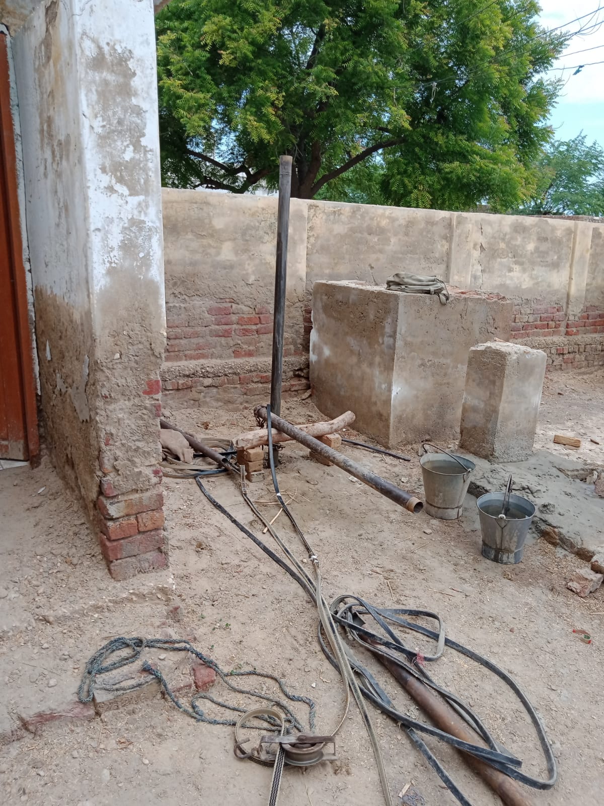 Water pump installation 4