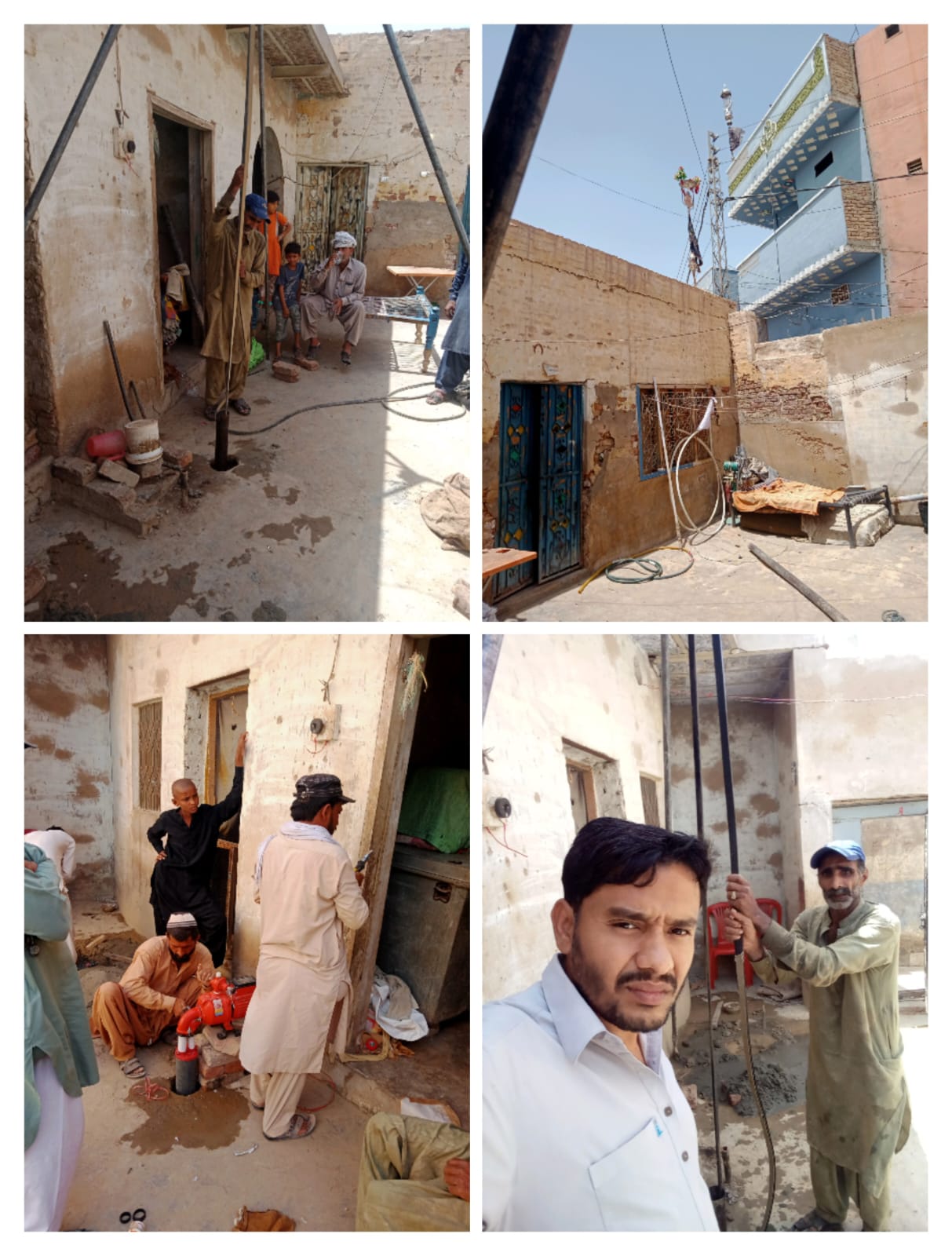 Water pump installation 6